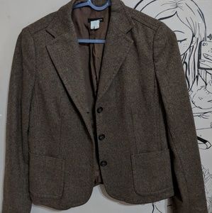 J.Crew Wool Brown Blazer